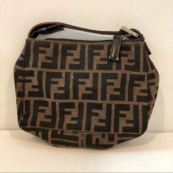 Fendi Handbags - Vintage FENDI Zucca Handle Bag